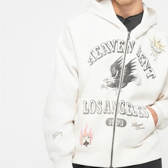 Hollister Rectangle Fit Los Angeles 1971 Graphic Zip-Up Hoodie SOLD OUT - Picture 6 of 6